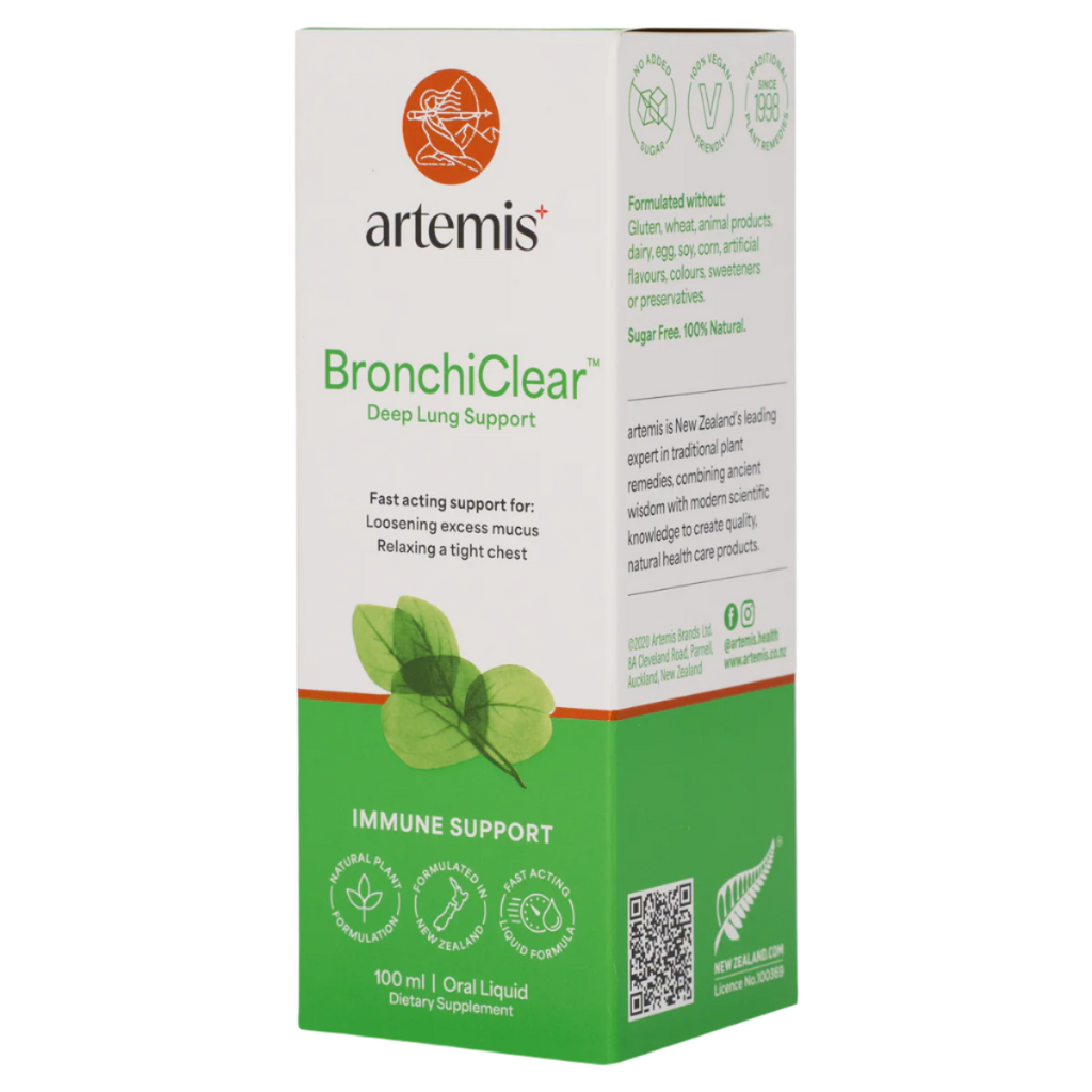Bronoclear BronchiClear for lung & bronchial support | Natural Medicine | Artemis ...