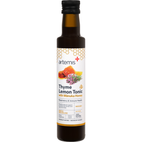 Thyme Lemon Tonic with Mānuka Honey